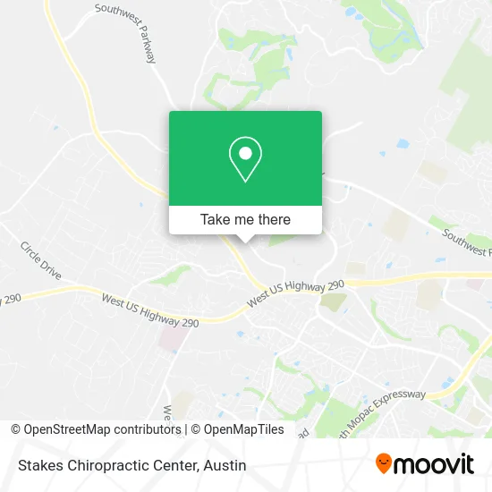 Stakes Chiropractic Center map
