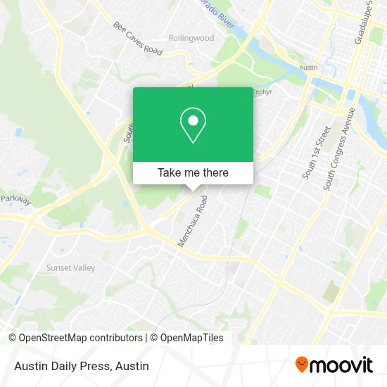 Austin Daily Press map