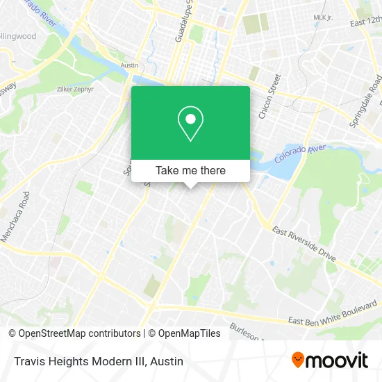 Travis Heights Modern III map