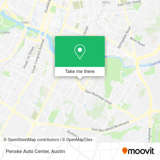 Penske Auto Center map