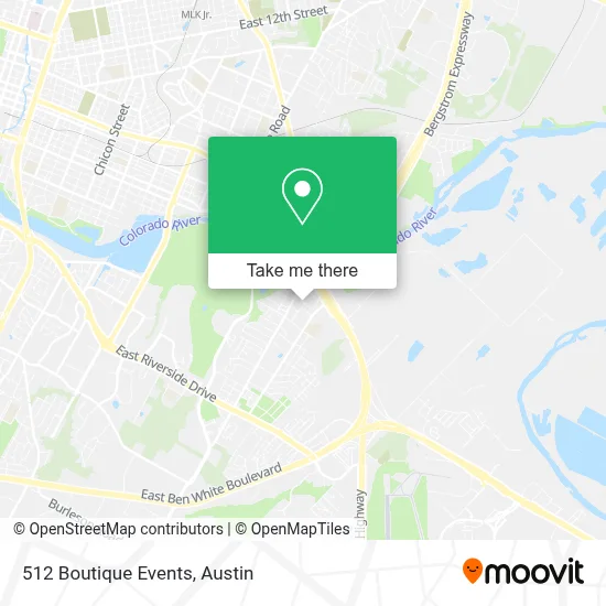 512 Boutique Events map