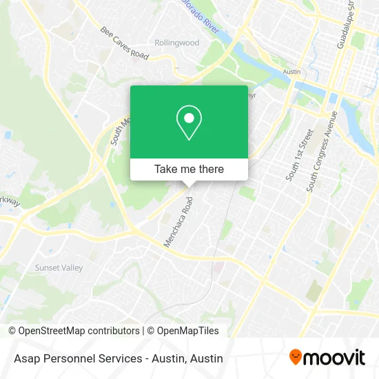 Asap Personnel Services - Austin map
