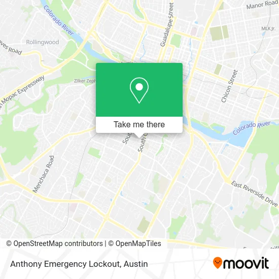 Anthony Emergency Lockout map