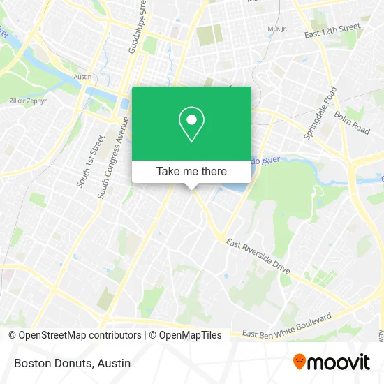 Boston Donuts map