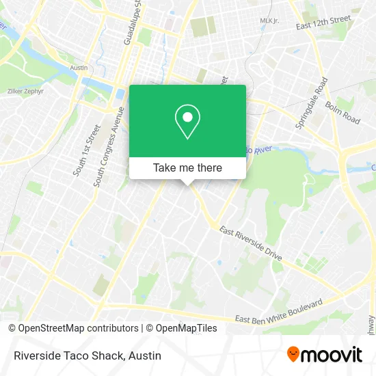 Riverside Taco Shack map