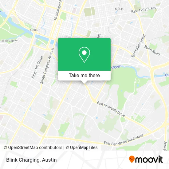 Blink Charging map