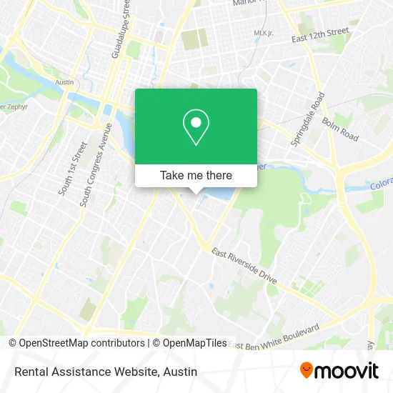 Rental Assistance Website map