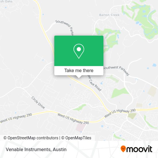 Venable Instruments map