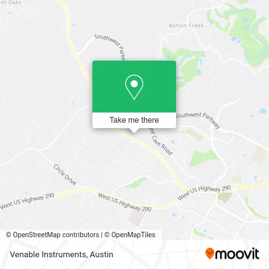 Venable Instruments map