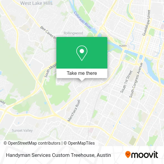 Mapa de Handyman Services Custom Treehouse