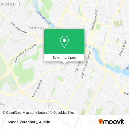 Honnas Veterinary map