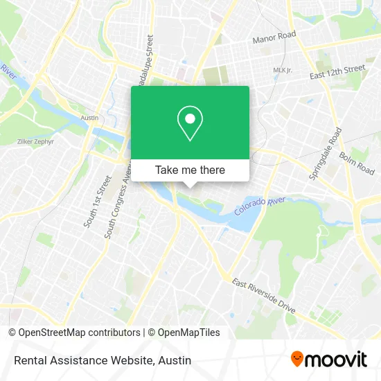 Rental Assistance Website map