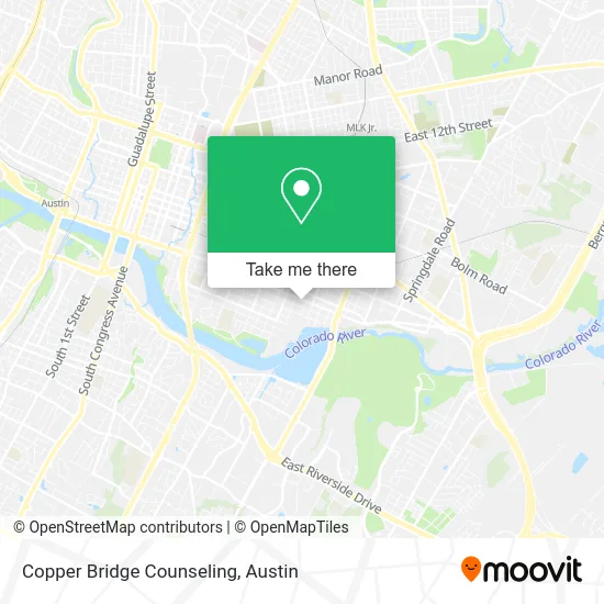 Copper Bridge Counseling map