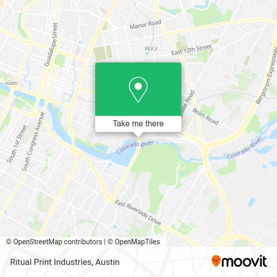 Ritual Print Industries map