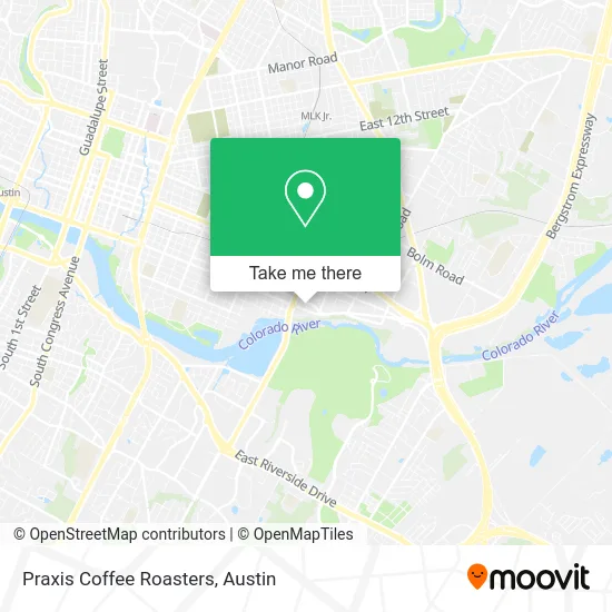 Mapa de Praxis Coffee Roasters