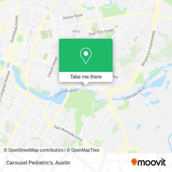 Carousel Pediatric's map