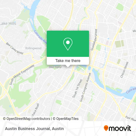 Austin Business Journal map