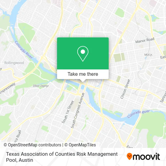Texas Association of Counties Risk Management Pool map