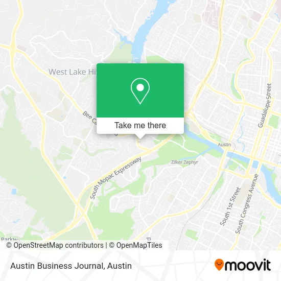 Austin Business Journal map