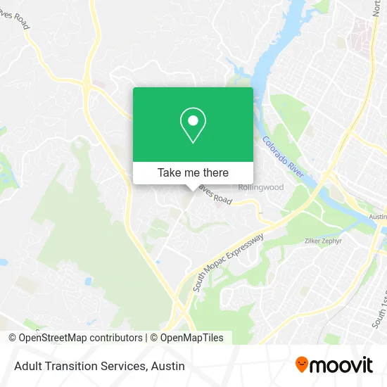 Adult Transition Services map