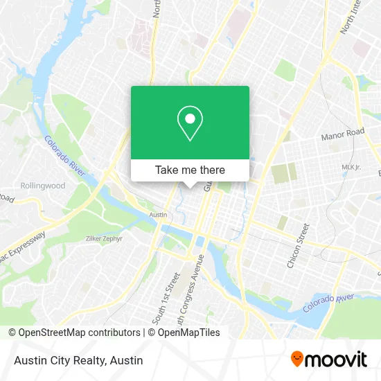 Austin City Realty map