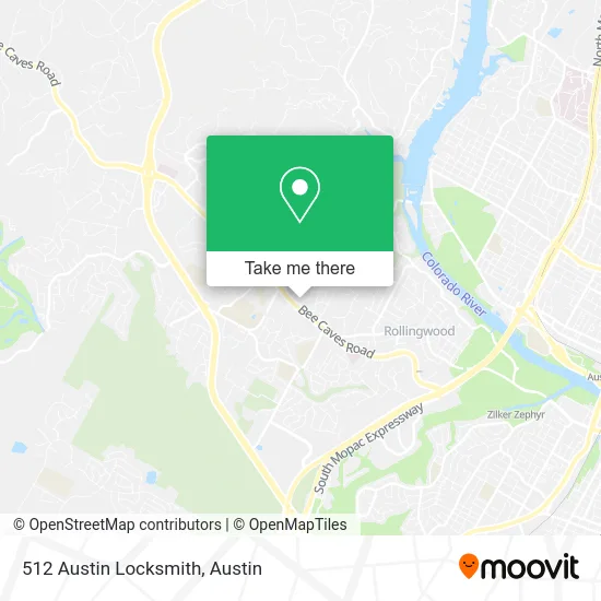 512 Austin Locksmith map