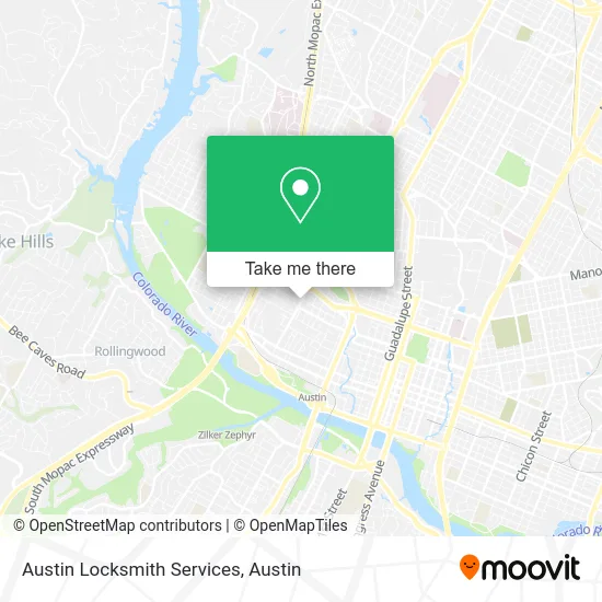Austin Locksmith Services map
