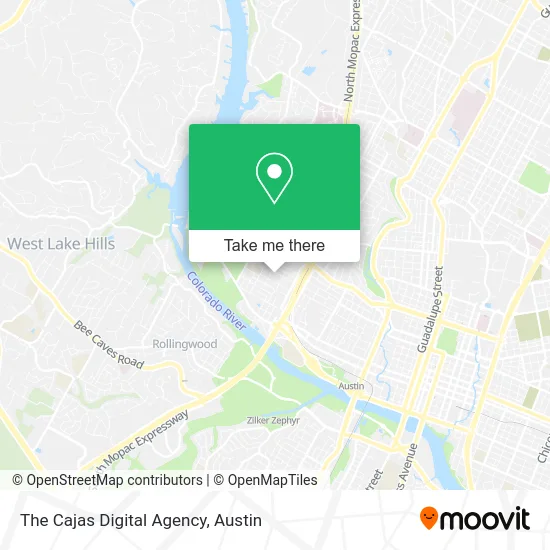 The Cajas Digital Agency map