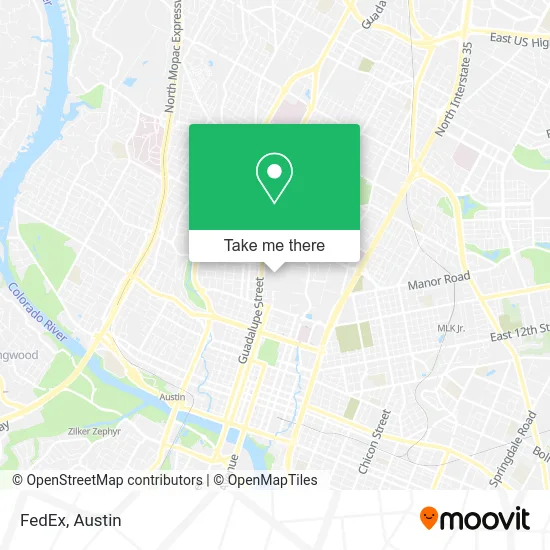FedEx map