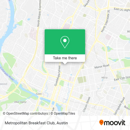 Metropolitan Breakfast Club map