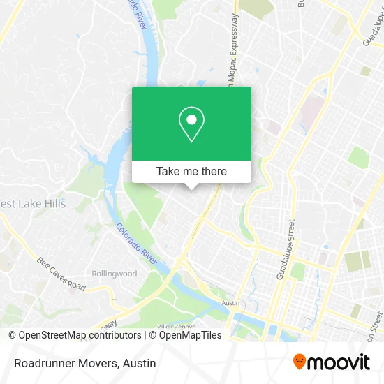 Roadrunner Movers map