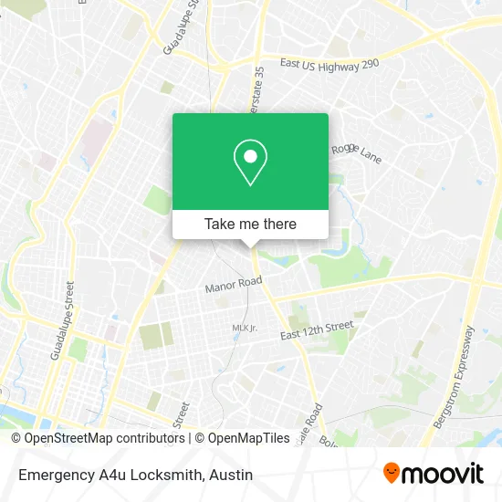 Emergency A4u Locksmith map