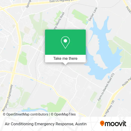 Air Conditioning Emergency Response map