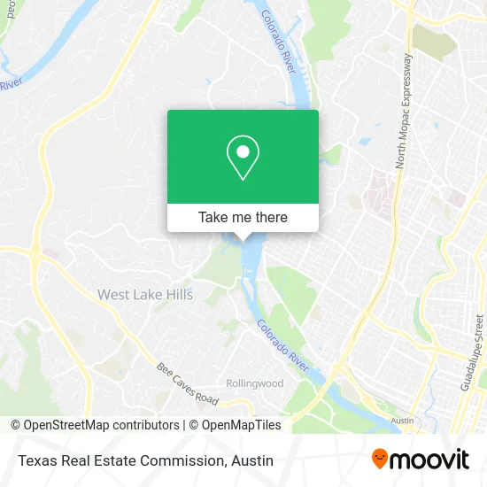 Texas Real Estate Commission map