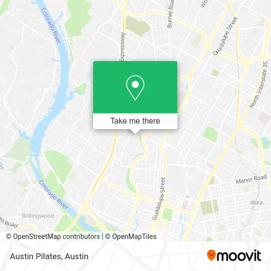 Austin Pilates map