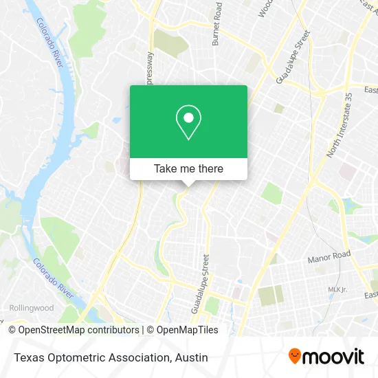 Texas Optometric Association map