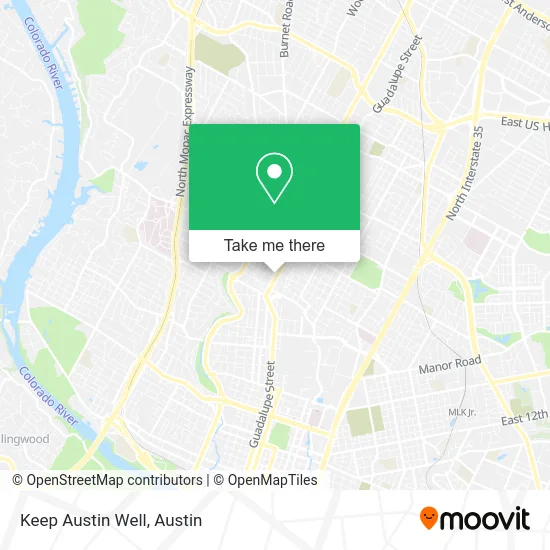 Mapa de Keep Austin Well