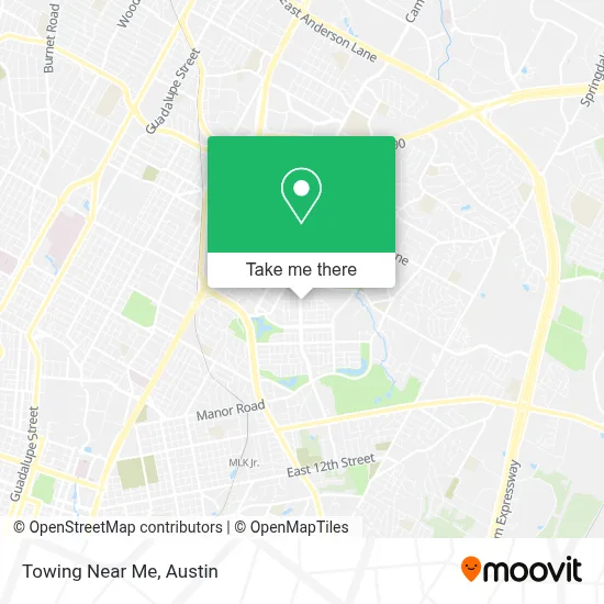 Towing Near Me map