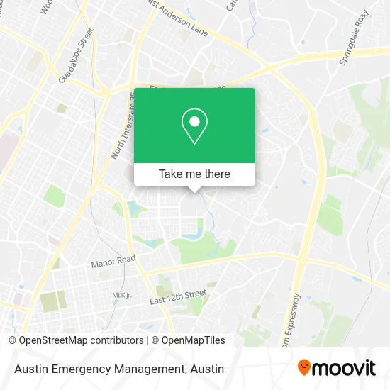 Austin Emergency Management map