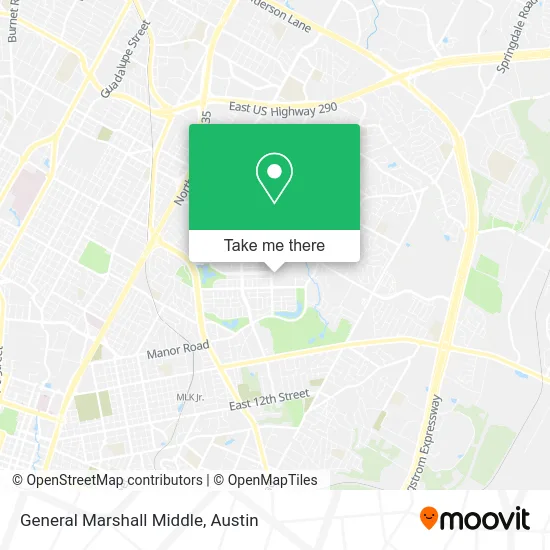 General Marshall Middle map