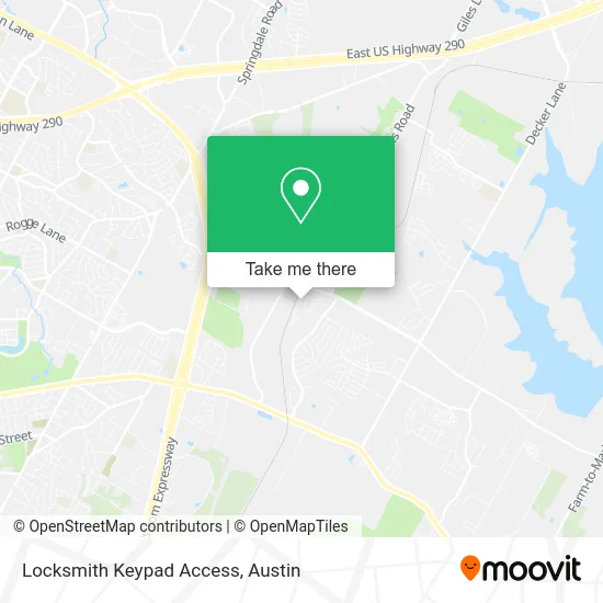 Locksmith Keypad Access map