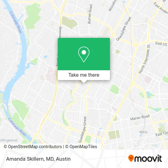 Mapa de Amanda Skillern, MD