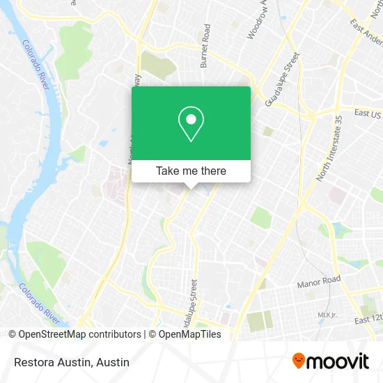 Restora Austin map