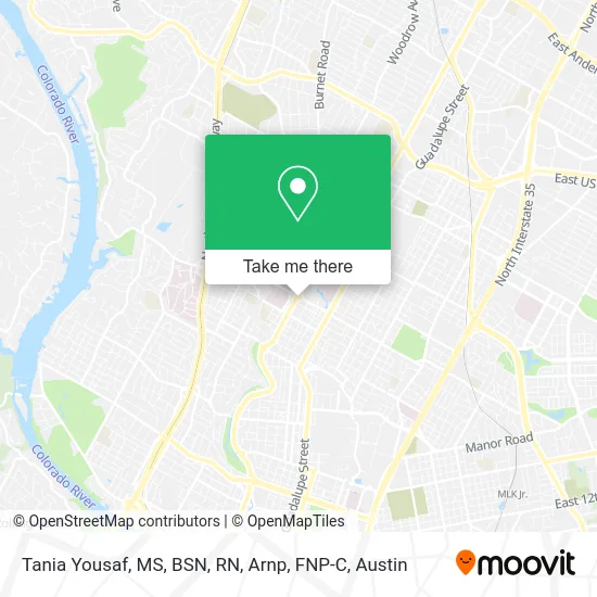 Mapa de Tania Yousaf, MS, BSN, RN, Arnp, FNP-C