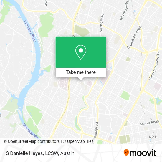 S Danielle Hayes, LCSW map