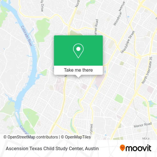 Ascension Texas Child Study Center map