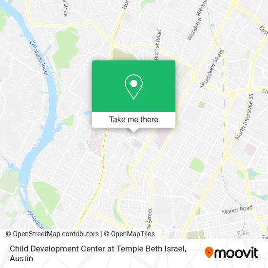 Child Development Center at Temple Beth Israel map