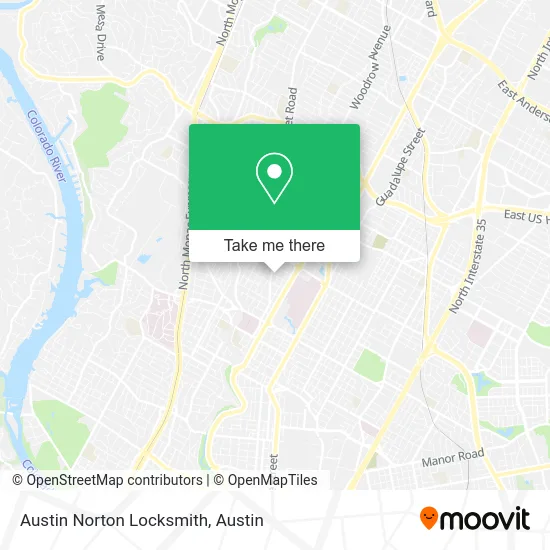 Mapa de Austin Norton Locksmith