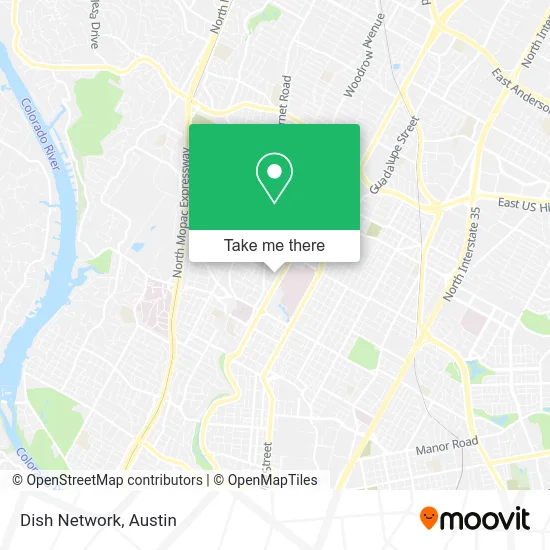 Mapa de Dish Network