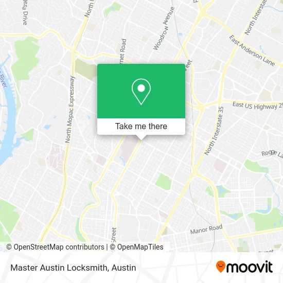 Master Austin Locksmith map